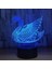 LED Gece Işıkları 3D Illusion Hayvan Kuğu Başucu Masa Lambası 16 Renk Değiştirme Uyku Aydınlatması ile Yetişkin Erkek Çocuk Oyuncakları Için Akıllı Dokunmatik Düğme Yaratıcı Dekora (Yurt Dışından) 1