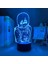 3D LED Lamba Anime Testere Adam Bayan Yatak Odası Dekoru Çocuklar Için Doğum Günü Hediyesi Manga Testere Adam LED Işık Başucu (Yurt Dışından) 3