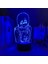 3D LED Lamba Anime Testere Adam Bayan Yatak Odası Dekoru Çocuklar Için Doğum Günü Hediyesi Manga Testere Adam LED Işık Başucu (Yurt Dışından) 4