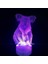 3D Koala Gece Lambası LED Dokunmatik Anahtar Dekor Masa Masası Optik Illüzyon Lambaları 7 Renk Değiştiren Işıklar LED Masa Lambası Noel Ev Aşk Doğum Günü Çocuklar Çocuklar Dekor Oy (Yurt Dışından) 2