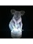 3D Koala Gece Lambası LED Dokunmatik Anahtar Dekor Masa Masası Optik Illüzyon Lambaları 7 Renk Değiştiren Işıklar LED Masa Lambası Noel Ev Aşk Doğum Günü Çocuklar Çocuklar Dekor Oy (Yurt Dışından) 4