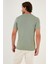 Pamuklu V Yaka Slim Fit T Shirt Erkek T SHİRT 5902122 5
