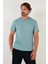 Pamuklu Slim Fit Bisiklet Yaka T Shirt Erkek T Shirt 59020001 4