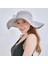Eva Flodable Brim Brim Bowknot Dantel Beach Güneş Şapkası - Gri (Yurt Dışından) 3