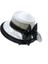 Eva Bowknot Dome Dantel Mesh Kadınların En Iyi Şapkası - Beyaz (Yurt Dışından) 1