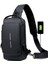 Erkek Motorcu Çantası Şifre Hırsızlık Önleyici Göğüs Çantası Erkek Çantası Omuz Çantası Spor Bel Çantası Eğlence Çok Fonksiyonlu Crossbody Çanta (Yurt Dışından) 1