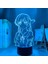 Anime Kanojo Okarishimasu Chizuru Ichinose Şekil 3D Gece Lambası Çocuklar Hayranlar Için, Uzaktan Kumanda ile Değişen 16 Renk, Çocuk Odası Dekoru, Şekil Manga Illusion LED Oyuncak (Yurt Dışından) 1