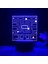 Oyun Pacman Şekil 3D Çocuklar Hayranları Için Gece Lambası, Uzaktan Kumanda ile Değişen 16 Renk, Çocuk Odası Dekoru, Manga Illusion LED Oyuncak Lamba Kız Erkek Çocuklar Için Noel H (Yurt Dışından) 1