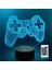 3D Gamepad Lambası Oyun Konsolu Gece Lambası Çocuklar Için 3D Illusion Lambası, Uzaktan Kumanda ile 16 Renk Değiştirme, Oyun Odası Oyuncu Hediyesi, Erkek Kız Çocuklar Için Noel Tat (Yurt Dışından) 1