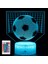 Çocuklar Için Futbol Gece Işığı 3D Illusion LED Lamba, 7 Renk + 16 Renk Uzaktan Kumanda ile Gradyan Değiştirme Akıllı Dokunmatik Masa Lambaları Dünya Kupası Futbol Oyuncakları, Erk (Yurt Dışından) 1