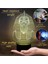 Firavun 3D Gece Işığı Lambası - Optik Illüzyon Lambası Mısır Dekoru LED Işık 3D Hologram Projektör - Küçük Dokunmatik Lambalı 7 Renk Değiştirme Lambası - Küçük Masa Lambası Erkekle (Yurt Dışından) 3