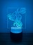 3D Gece LED Işık Lamba Altlığı - Akrilik Dirtbike Wheelie Işık Göstergesi, 12 Renk Seçeneği, Uzaktan Kumandalı, USB Konnektörlü, Enerji Tasarruflu. Masa Lambası, Çocuklar ve Yetişk (Yurt Dışından) 2