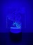 3D Gece LED Işık Lamba Altlığı - Akrilik Dirtbike Wheelie Işık Göstergesi, 12 Renk Seçeneği, Uzaktan Kumandalı, USB Konnektörlü, Enerji Tasarruflu. Masa Lambası, Çocuklar ve Yetişk (Yurt Dışından) 3