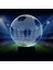 Çocuklar Için Futbol Gece Işıkları 3D Illüzyon Futbol Işıkları Lambası 7 LED Renk Değiştirme Dokunmatik Masa Masa Lambaları Dekoratif Aydınlatma Havalı Oyuncaklar Hediyeler Doğum G (Yurt Dışından) 2