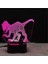 Bebek Gece Lambası 3D Yatak Odası Dekoru Illusion Lambası 3D Işık Dinozor Gece Lambası Yedi Renkli Dokunmatik LED Işık Yaratıcı Hediye Küçük Masa Lambası Bebek Odası Lambası (Yurt Dışından) 1