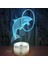 Dolphin 3D Gece Lambası Renkli Dokunmatik 3D LED Masa Masa Lambası 3D Görsel Işıklar Yatak Odası Ev Dekorasyonu Çocuklar Için Dolphin Hediye Oyuncaklar Bebek, Uzaktan Kumandalı A-7 (Yurt Dışından) 2