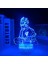 Anime Siyah Yonca Figürü 3D Gece Lambası Çocuk Hayranları Için, Uzaktan Kumanda ile Değişen 16 Renk, Çocuk Odası Dekoru, Asta Figürü Manga Illusion LED Oyuncak Lamba Kız Erkek Noel (Yurt Dışından) 1