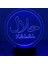 3D Müslüman Allah Gece Lambası LED Dokunmatik Anahtar Dekor Masa Masası Optik Illüzyon Lambaları 7 Renk Değiştiren Işıklar LED Masa Lambası Noel Ev Aşk Doğum Günü Çocuklar Çocuklar (Yurt Dışından) 2