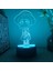 Anime Identity V Şekil 3D Gece Lambası Çocuk Hayranları Için, Uzaktan Kumanda ile Değişen 16 Renk, Çocuk Odası Dekoru, Şekil Manga Illusion LED Oyuncak Lamba Kız Erkek Çocuklar Içi (Yurt Dışından) 1