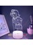 Anime Kill La Killed Hayranları Için 3D Nightlight 16 Renk Dekor Illusion Uzaktan Kumandalı LED Lamba, Manga Kill La Kill Figürü Noel Hediyesi Oyuncaklar Çocuklar/erkekler (Lava La (Yurt Dışından) 1