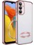 Samsung Galaxy M14 5g Uyumlu Kılıf Şeffaf Logo Gösteren Parlak Renkli Kenar Telefon Kılıfı Kapak 1