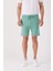 Mint Yeşili Erkek Regular Fit Short 3