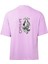 Cosmos Uzay Sırt Oversize T-Shirt Lila 1