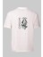Cosmos Uzay Sırt Oversize T-Shirt Beyaz 1