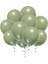 Balon Lateks 12'' Küf Yeşil 15'li 1