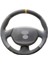 Hyundai Admire 2005 Gri Süet Kombin Sarı Yüzüklü Sarı Dikişli Direksiyon Kılıfı 1
