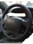 Renault Laguna 1 Derisi Sökülerek Yapılmaya Uygun Klasik Direksiyon Kılıfı Siyah Dikiş 1