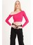 23254281 Kaşkorse Tek Omuz Dekolteli Uz.kol Bluz Fusya 1