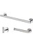 3x Paslanmaz Çelik Banyo Donanım Banyo Aksesuarları Havlu Bar Hook (Yurt Dışından) 1