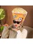 Peluş Patlamış Mısır Şapkası Yenilik Şapkaları Cosplay Başlık Headgear Fotoğraf Pervane (Yurt Dışından) 4