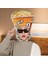 Peluş Patlamış Mısır Şapkası Yenilik Şapkaları Cosplay Başlık Headgear Fotoğraf Pervane (Yurt Dışından) 5