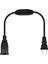 Şarj Cihazları Için 2 Prong/2 Çıkış Polarize Uzatma Kablosu 13a/125v İle (Yurt Dışından) 1