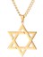 Yahudi Kolye Yıldızı Paslanmaz Çelik Zinciri 23ınç Punk Çiftler Aureate (Yurt Dışından) 3