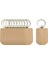 10pcs Zincir Dıy Anahtar Etiketleri Anahtar Halkaları Ahşap Dilimler Bitmemiş Stil C 36x51mm (Yurt Dışından) 1