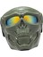 Kafatası Goggles Game Green Red Lens Için Tam Koruması (Yurt Dışından) 4