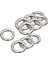 10 Adet Yuvarlak Yay Snap Hooks Anahtar Zincirler Için Yay Karabinası Çanta Argent 20mm (Yurt Dışından) 5