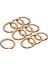 10pcs Yuvarlak Yay Snap Hooks Anahtar Zincirler Için Yay Karabinası Çanta Aureate 33mm (Yurt Dışından) 1