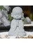 Tiny Buddha Monk Heykeli Figürinler Süsleri Çay Evcil Eller Birlikte (Yurt Dışından) 3