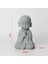 Tiny Buddha Monk Heykeli Figürinler Süsleri Çay Evcil Eller Birlikte (Yurt Dışından) 4