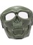 Kafatası Goggles Motosiklet Binicilik Goggles Cosplay Green Clear Lens Için (Yurt Dışından) 4