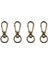 4x Karabin Twist Moda Aksesuar Dıy Sports Mücevher (Yurt Dışından) 3