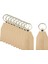 10pcs Zinciri Dıy Anahtar Etiketleri Anahtar Halkalar Ahşap Dilimler Bitmemiş Stil F 38x61mm (Yurt Dışından) 4