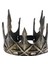 Kral Erkek Taç Tiara Dekoratif Ortaçağ Adamları Cosplay Dekorasyonları Balo Altın (Yurt Dışından) 2