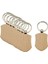 10pcs Zinciri Dıy Anahtar Etiketleri Anahtar Halkalar Ahşap Dilimler Bitmemiş Stil B 32x43mm (Yurt Dışından) 4