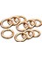 10pcs Yuvarlak Yay Snap Hooks Anahtar Zincirler Için Yay Karabinası Çanta Aureate 25mm (Yurt Dışından) 2