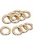 10pcs Yuvarlak Yay Snap Hooks Anahtar Zincirler Için Yay Karabinası Çanta Aureate 20mm (Yurt Dışından) 3